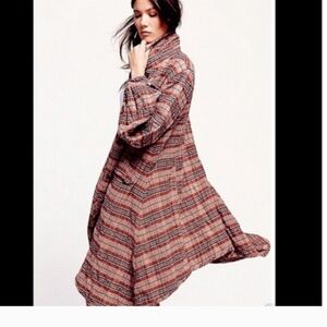 Free people boho coat. Like new
